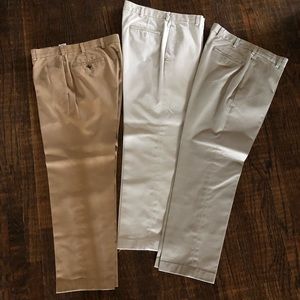 3 (MENS) pairs dress khakis
